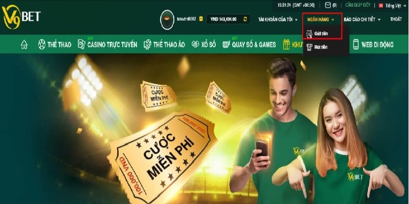 Nạp tiền đơn giản